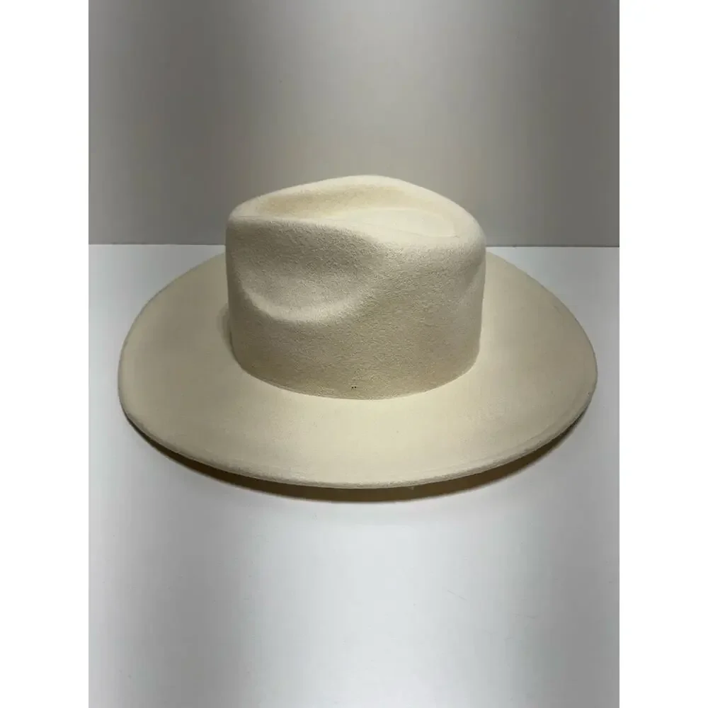 Altar’d State Women’s Fedora Hat 100% Wool White Western Cowboy